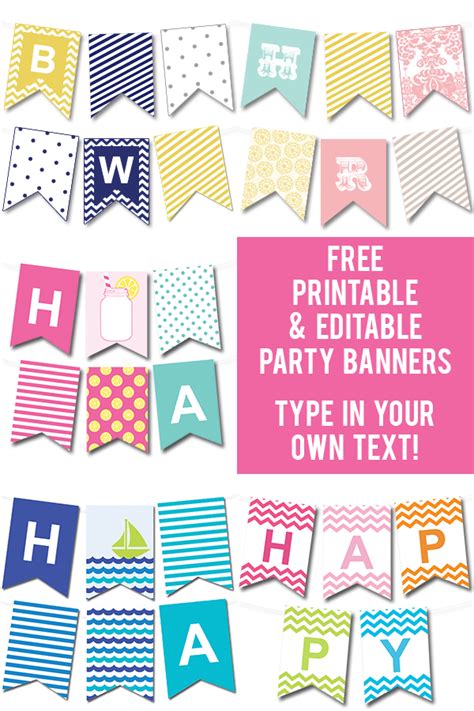 Make Free Printable Banners