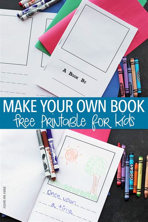 Make Your Own Book For Kids Free Printable Sunny Day Family