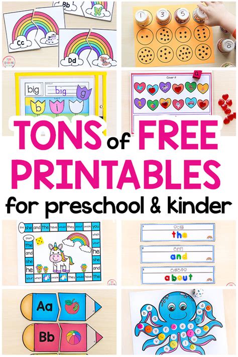 Making Learning Fun Free Printables