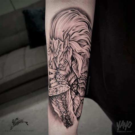 Maliketh The Black Blade Tattoo By Cedarwoodtattoos R Eldenringtattoo