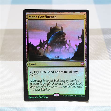 Mana Confluence Cmr Commander Legends Foil Mtg Proxy German Black Core