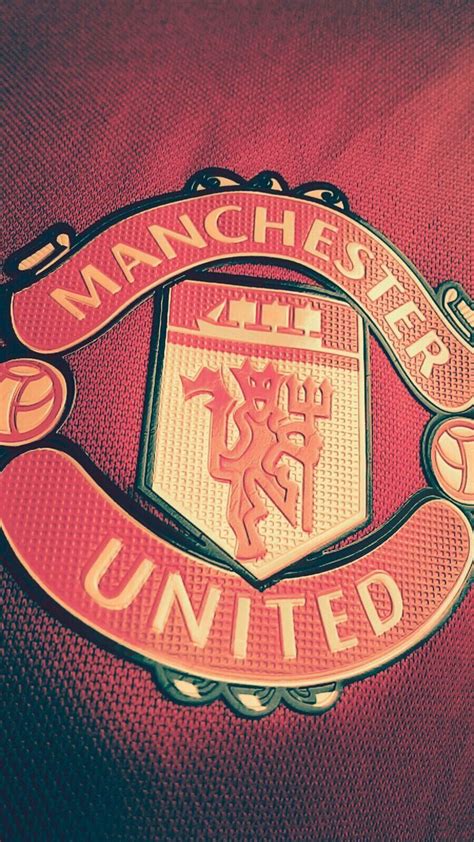 Manchester United Emblem From An Original Club S Kit