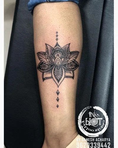 Mandala Lotus Tattoo At Rs 500 Inch Temporary Body Tattoos In Bengaluru Id 2849822734688