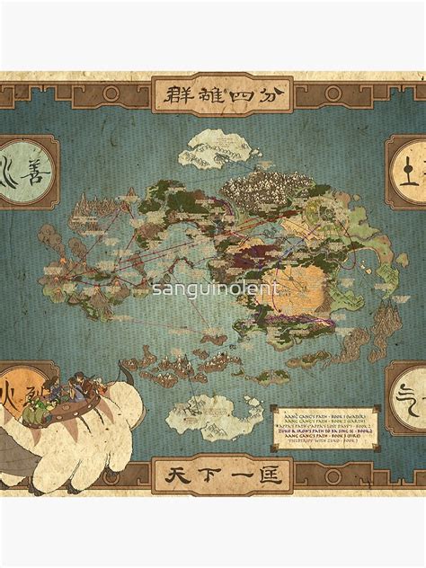 Map Of Avatar Last Airbender World Insurefor