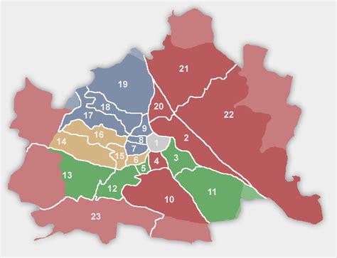 Exploring Vienna's Districts: A Handy Map Guide