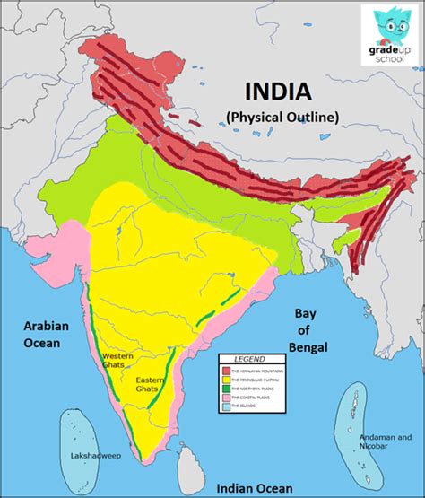 Map Of India Showing The Different Regions As Attacking Its Bul Adversity