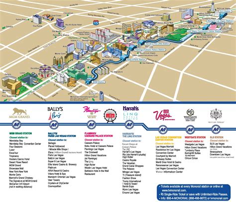 Map Of Las Vegas Strip