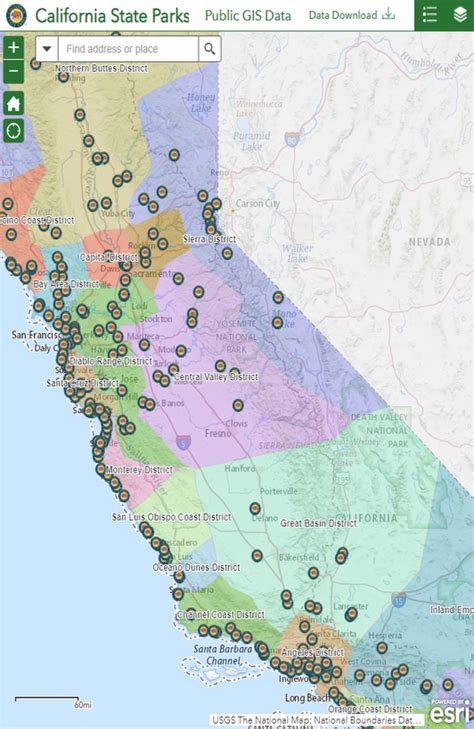 California Map Data