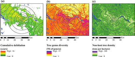 Maps Showing Buffer Areas Around Site No 11 Used To Characterize The Download Scientific