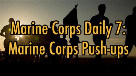 7 Habits of Marine Corps Daily Routine