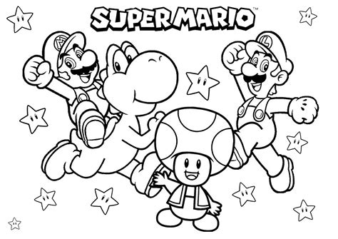 Mario Bros Coloring Pages Mario Coloring Pages Coloring Pages For