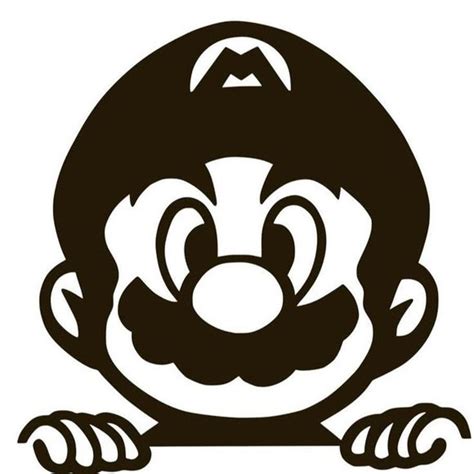 Mario Power Star Vinyl Decal For Video Game Theme Birthday Etsy