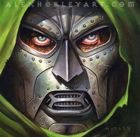 Mask Of Doom By Alex Horley Doctor Doom Marvel Dr Doom Horley