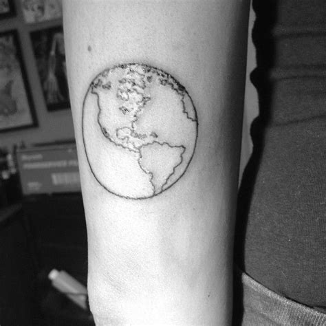 Matching Earth Tattoos Today Western Hemisphere Art Tattoo Earth