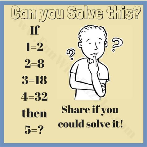 Math Logic Brain Teasers For High School Students Fun With Puzzles