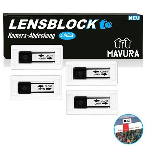 Mavura Abdeckkappe Lensblock Kamera Abdeckung Web Cam Camera Cover