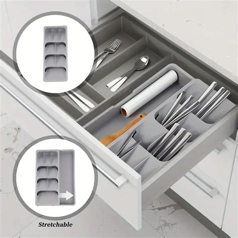 Maximize Your Kitchen Drawer Space With This Expandable Temu