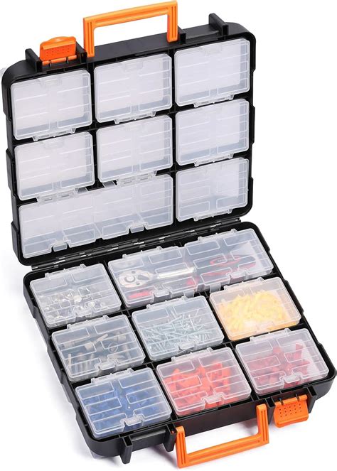 Mayouko 16 Compartments Detachable Toolbox Organizer Hardware Organizer