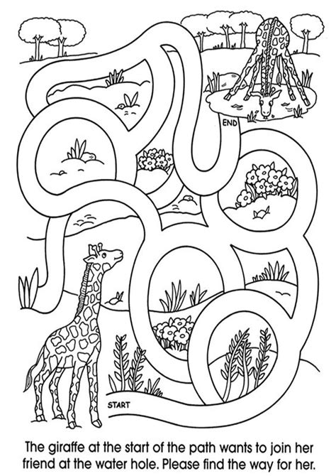 Maze Printables For Kindergarten