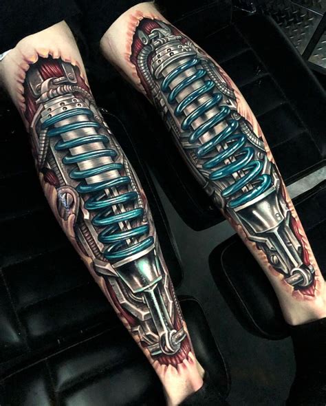 Mechanical Tattoo Mechanic Tattoo Tattoos Biomechanical Tattoo