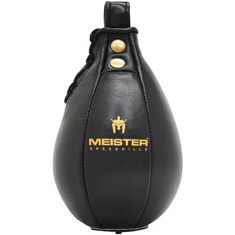 Meister Speedkills Leather Speed Bag Black Large Meister