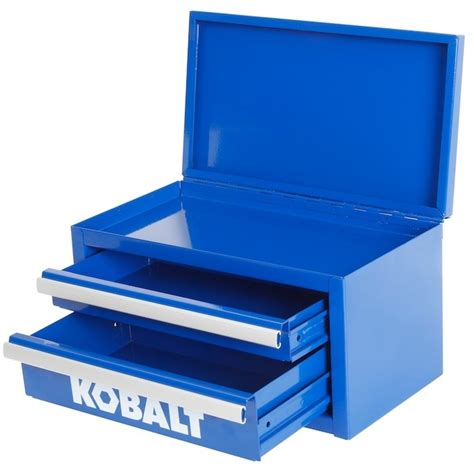 Mejores Ofertas E Historial De Precios De Kobalt Mini 10 83 In Friction 2 Drawer Blue Steel Tool