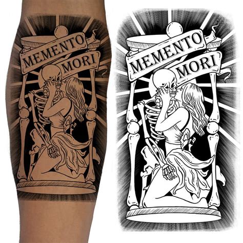 Memento Mori Tattoo Designs: Symbols of Mortality and Life