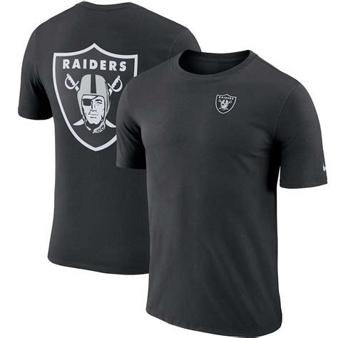 Men S Las Vegas Raiders Nike Black Performance Crew Champ T Shirt