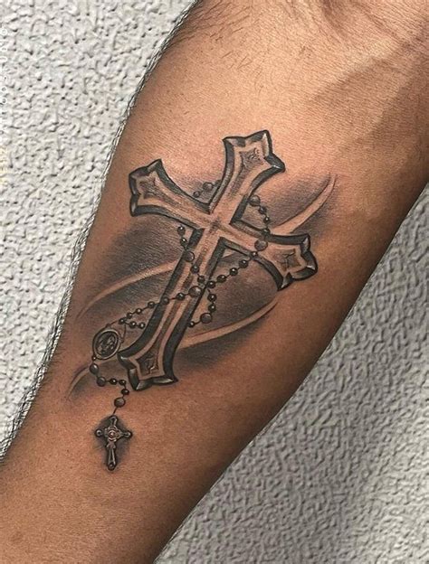 7 Unique Men's Cross Tattoo Designs