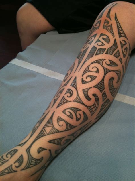 Mens Leg Tattoos Polynesian Google Search Maori Tattoo Designs