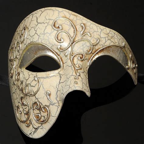 Mens Phantom Of The Opera Masquerade Mask 4 Designs Etsy