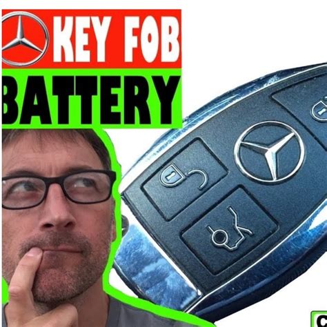 Mercedes Key Battery Replacement For A B C E S Class W204 W205 W212