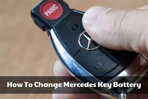 Mercedes Key Battery Replacement Instructions