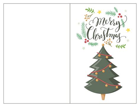 Merry Christmas Printable Cards