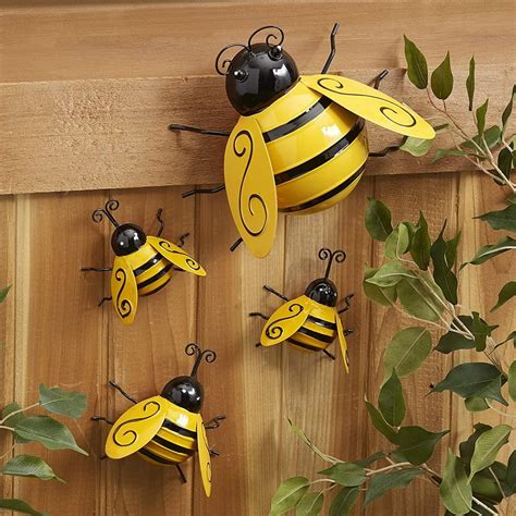 Metal Bee Wall Art