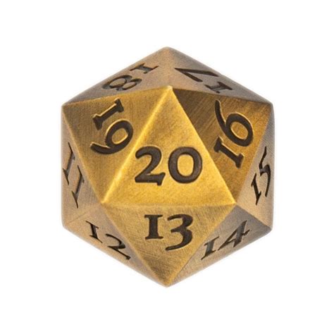 Metal Spindown D20 Dice Set Of 5 Extra Large Extra Heavy Count Etsy