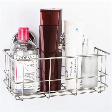 Metal Wire Chrome Suction Cup Shower Caddy Bath Wall Shelf Bathroom Organizer For Shampoo Shower Gel Holder Bathroom Suction Cup Shower Caddy Shower Caddy Suction Made In China Com