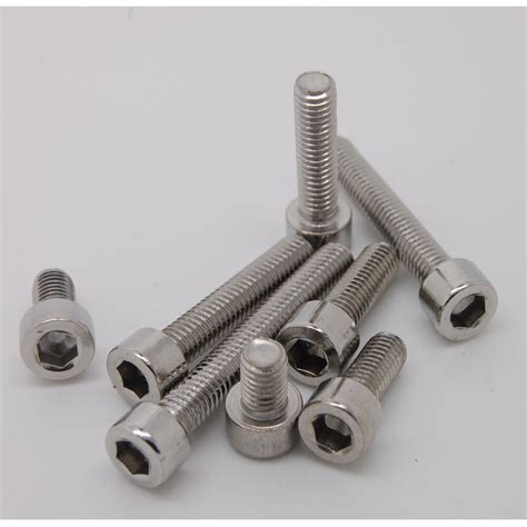 Metric Thread M4 Stainless Iron Hex Bolt Kit 304 Cap Nut Washer Set