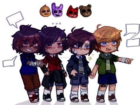 Michael Amp His Friends Fnaf Funny Fnaf Drawings Fnaf Characters