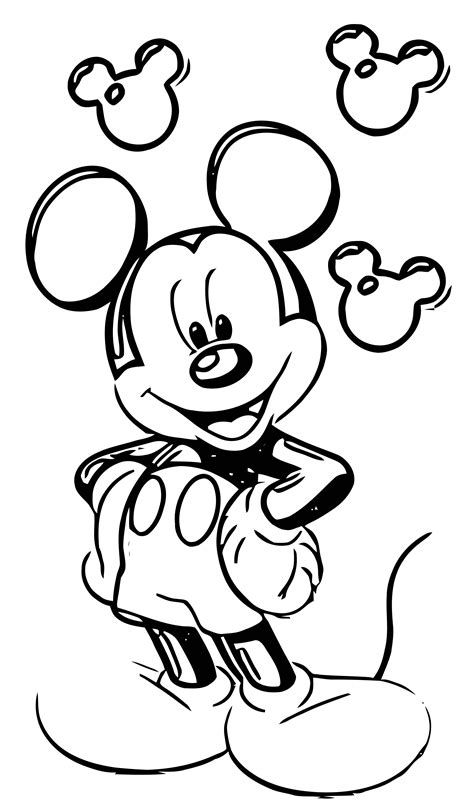 Mickey Mouse Cartoon Hd Photo Coloring Page Wecoloringpage Com