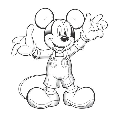 Mickey Mouse Pictures Coloring Pages Infoupdate Org