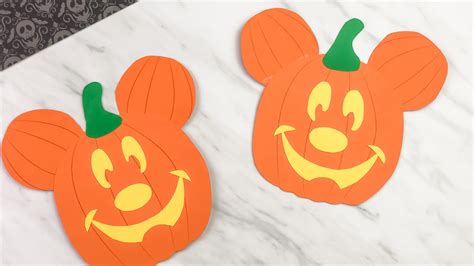 5 Ways to Create Mickey Mouse Pumpkin Cut Outs