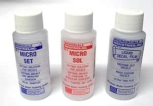 Micro Sol Micro Set And Liquid Decal Film For Decal Making Amazon Co