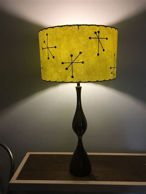 Mid Century Modern Style Fiberglass Custom Atomic Retro Lamp Shade