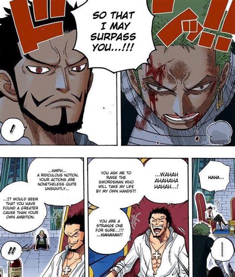 Mihawk One Piece Comic One Piece Manga Anime Faces Expressions