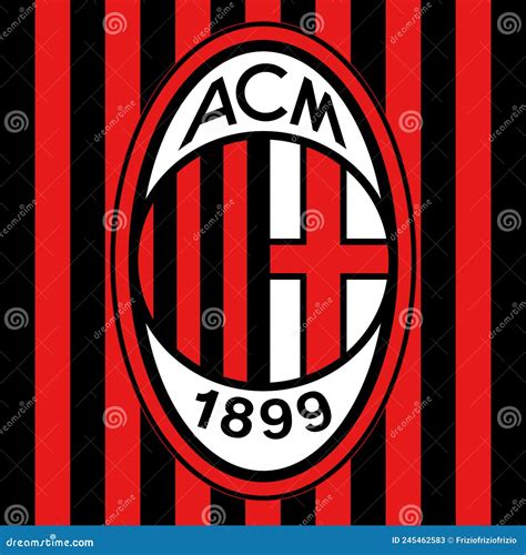 Milan Football Club Logo Vector Template Professional Football Club In