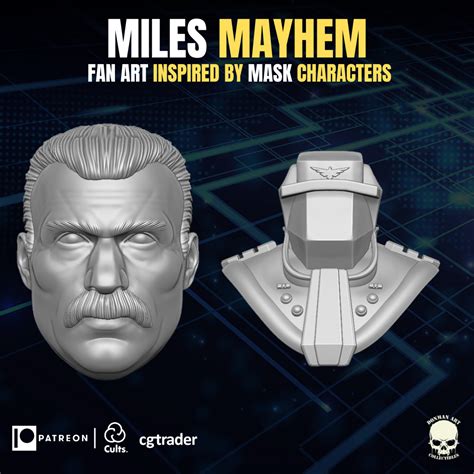 Miles Mayhem Fan Art Kit 3D Printable For Action Figures Donman Art