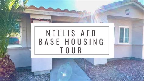 Military Base Housing Tour 2022 Nellis Air Force Base Youtube