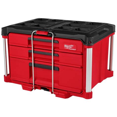 Milwaukee Packout Multi Depth 3 Drawer Tool Box 48 22 8447 From