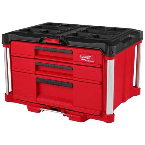 Milwaukee Packout Multi Depth 3 Drawer Tool Box